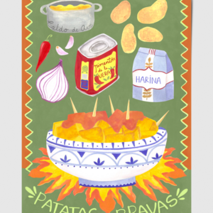 PATATAS BRAVAS POSTCARD