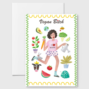 VEGAN BITCH CARD