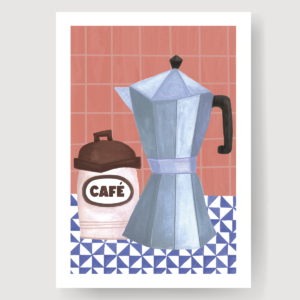 "CAFETERA" ART PRINT